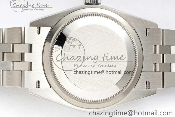 0103 EasyCare DateJust 36 DIWF 1:1 Best Edition 904L Steel Blue Stick Dial on Jubilee Bracelet SA 2317